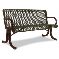 6 Foot Capri Bench Perforated