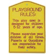 Playground Safety Signs