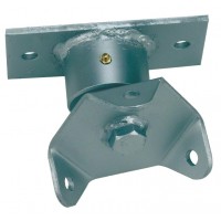 Tire Swivel Wood Beam - 3 Prong - 2 holes - Galvanized