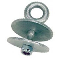 Tire Eye Bolts-3 per set-Galvanized-Eye Bolt-2 1 2 inch Bottom Washer