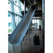 Aluminum Trough Chute Slide for 6 foot Deck Height