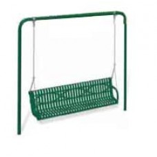 4 Foot Contour Swing Bench Perforated
