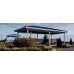 Hip End Shelter Single Tier All Steel 24 ga Pre-Cut Metal Roof 16X64