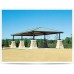 Hip End Shelter Two Tier All Steel 24 gauge Pre-Cut Metal Roof 20x24