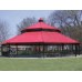 Octagon Shelter Double Tier All Steel 24 ga Precut Metal Roof 40 foot