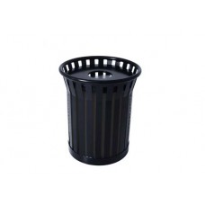 36 GALLON JACKSON RECEPTACLE RAIN BONNET LID PLASTIC LINER Powdercoat