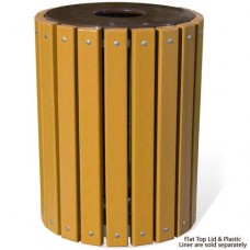 32 Gallon Slat Receptacle 2x4 Inch Pressure Treated