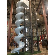 Aluminum Spiral Slide Chute for 28 foot Deck Height