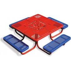 46 inch PRESCHOOL SQUARE TABLE, DIAMOND ROLLED EDGE