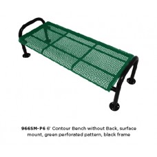 8 foot CONTOUR BENCH with OUT BACK PORTABLE PERFORATED