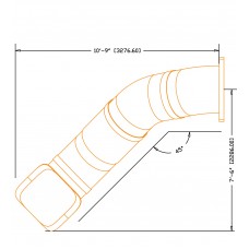 5 foot Deck Height Slide 30 inch diameter VEER Left or Right