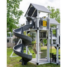 Twisty Spiral Slide 9 Foot Deck