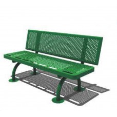 6 foot ADA Bench with Back 6 foot ADA Bench with Back