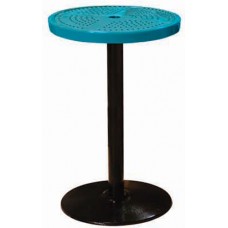 24 inch Perforated Pedestal Table - 40 inch high