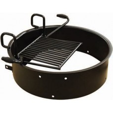 9 inch H Drop Grate Fire Ring