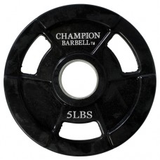5lb. Olympic Rubber Coated Grip Plate