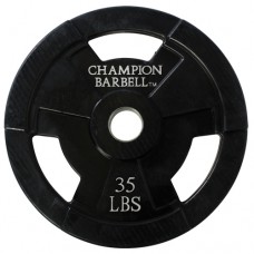 35lb. Olympic Rubber Coated Grip Plate