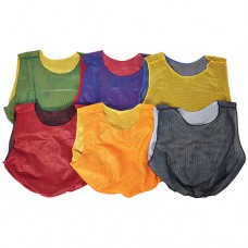 Mesh Reversible Scrimmage Vests Youth Silver Black
