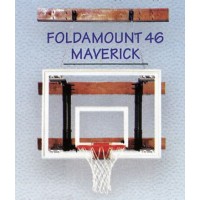 FoldaMount 46 Maverick Side-folding Wallmount Basketball System