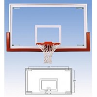 FT234 Glass Basketball Backboard