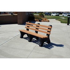 Central Park Bench 8 foot Recycled