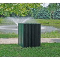 Heavy Duty Square Receptacle 55 Gallon Heavy Duty Square Receptacle 55 Gallon