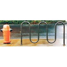 Loop Style Bike Rack Inground Galvanized 11 space