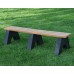 JPSB63 Recycled Plastic Bench 6 foot 3 leg