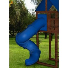 Spiral Tube Slide-24 inch diameter-7 foot Deck molded Entry-31x39