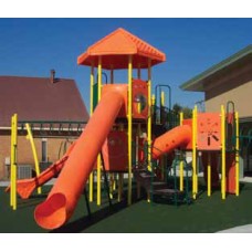 Straight Tube Slide 30 inch diameter 72 inch deck height