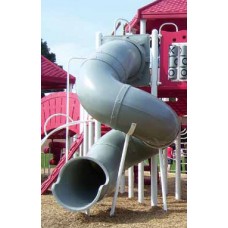 Spiral Tube Slide 30 inch diameter 72 inch deck 360 Degree